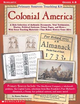 Primary Sources Teaching Kit: Colonial America cover