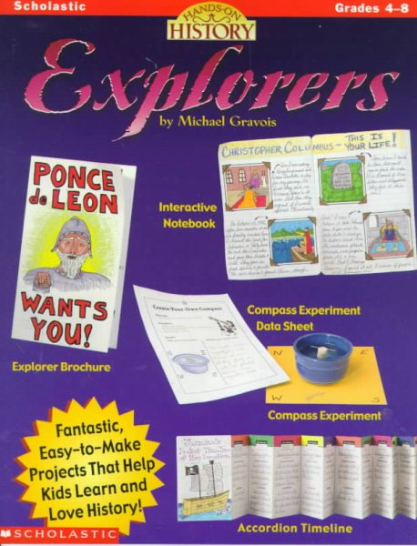 Hands-on History: Explorers (Grades 4-8) cover