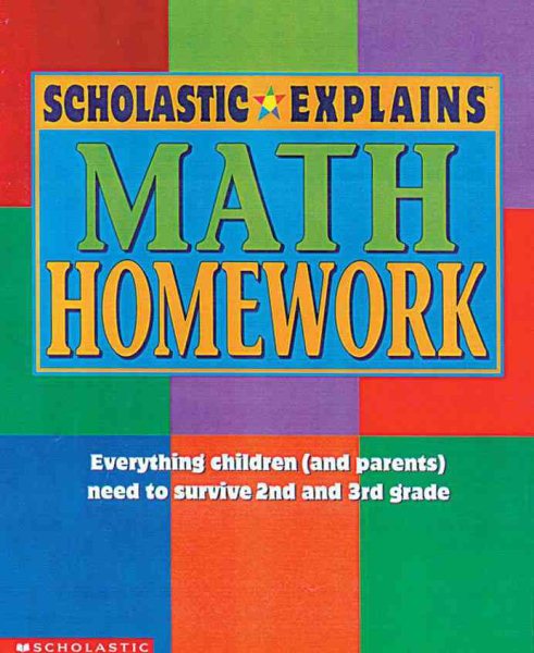 Scholastic Explains Math Homework cover
