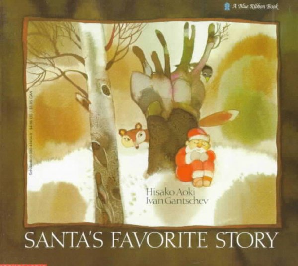 Santa's Favorite Story (Blue Ribbon Book) cover