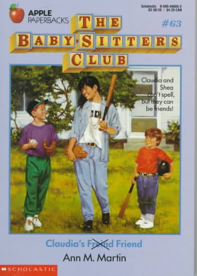 Claudia's Friend (The Baby-Sitters Club, No. 63) cover