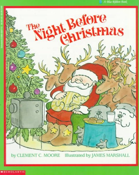 Night Before Christmas (Blue Ribbon Book) cover