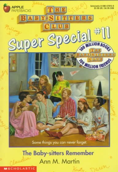 The Baby-Sitters Remember Super Special #11 cover