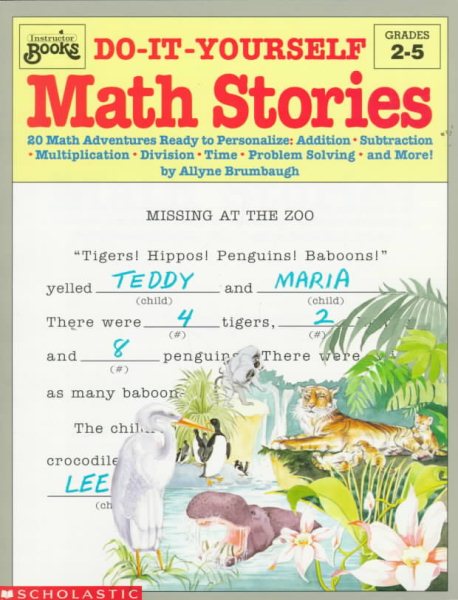 Do-It-Yourself Math Stories cover