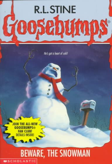Beware, the Snowman (Goosebumps) cover