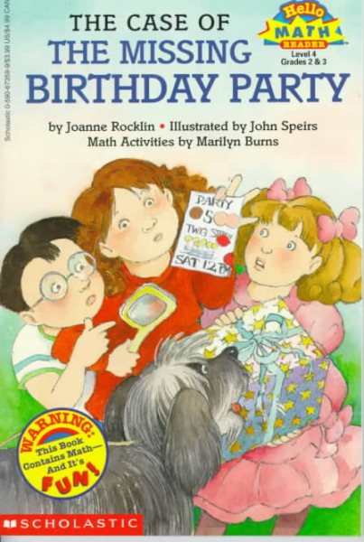Case Of The Missing Birthday Party: Hello Math (Hello Math Reader, Level 4) cover