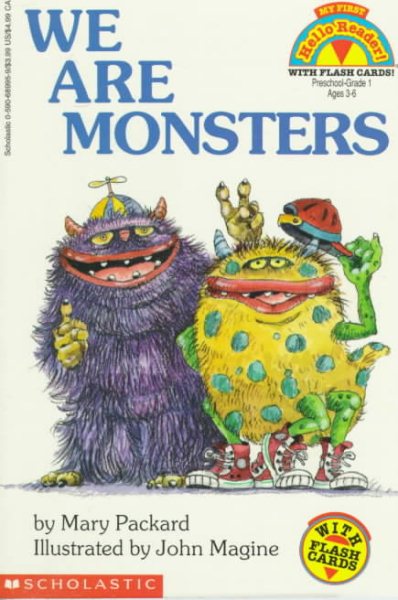 We Are Monsters (Hello Reader) cover