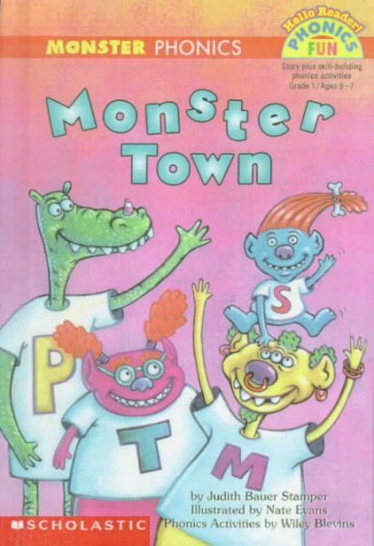 Monster Town: Monster Phonics (Hello Reader! Phonics Fun) cover