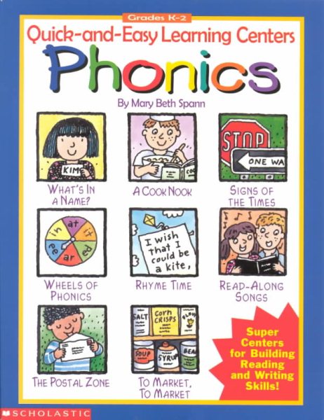 Quick-and-Easy Learning Centers: Phonics (Grades K-2) cover