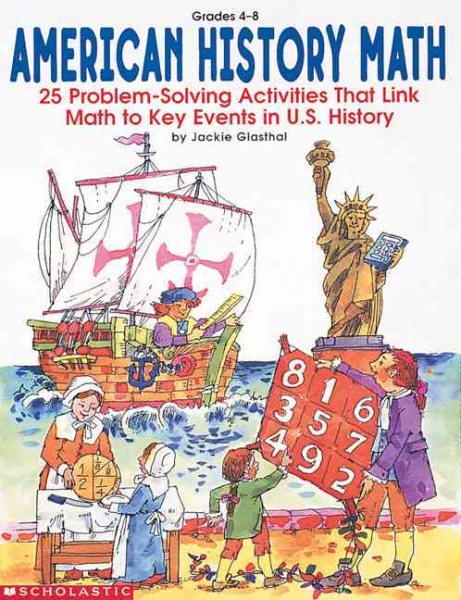 American History Math (Grades 4-8) cover