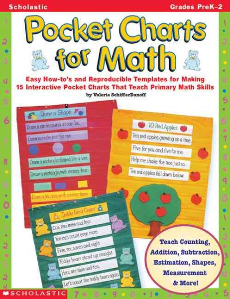 Pocket Charts For Math (Grades PreK-2) cover