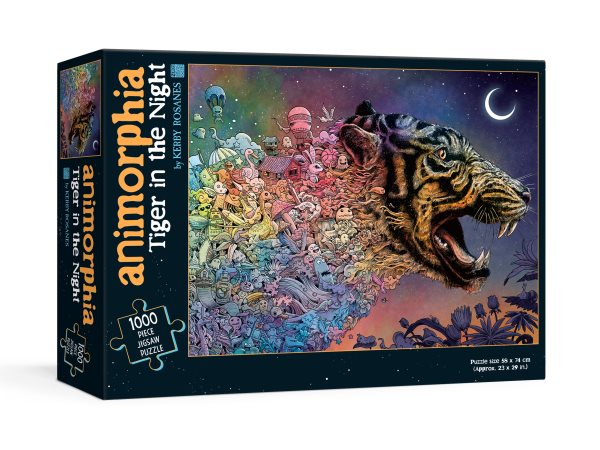 Animorphia Tiger in the Night Puzzle cover