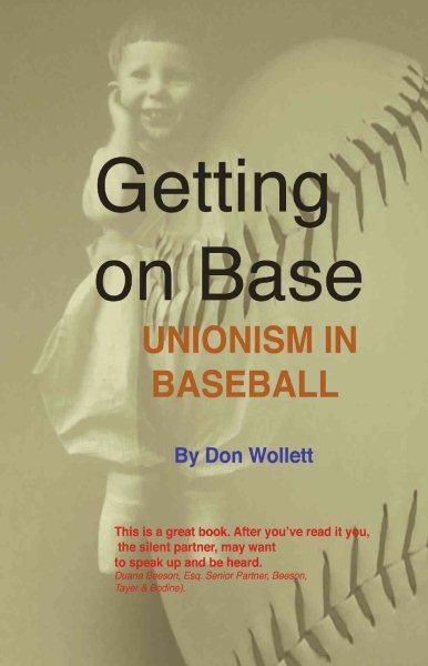 Getting On Base: unionism in baseball cover