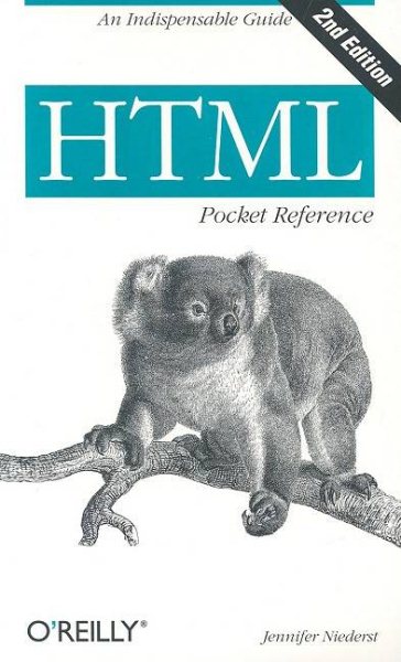 HTML Pocket Reference (2nd Edition) cover