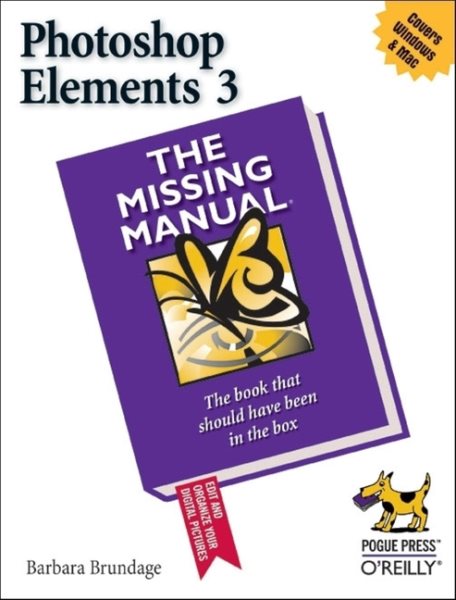 Photoshop Elements 3: The Missing Manual cover