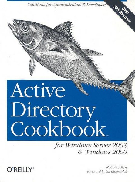 Active Directory Cookbook for Windows Server 2003 and Windows 2000 cover