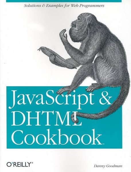JavaScript & DHTML Cookbook cover