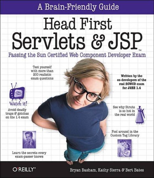 Head First Servlets and JSP: Passing the Sun Certified Web Component Developer Exam (SCWCD) cover