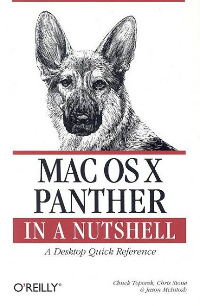Mac OS X Panther in a Nutshell cover