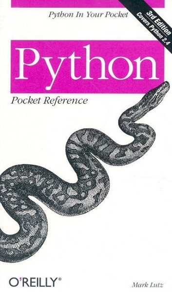 Python Pocket Reference (Pocket Reference (O'Reilly)) cover