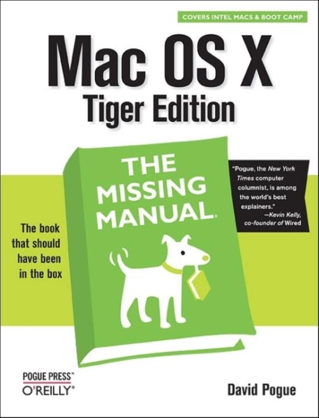 Mac OS X Tiger: Missing Manual cover
