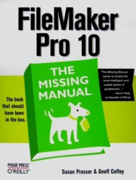 FileMaker Pro 10: The Missing Manual cover