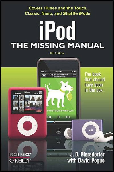 iPod: The Missing Manual cover
