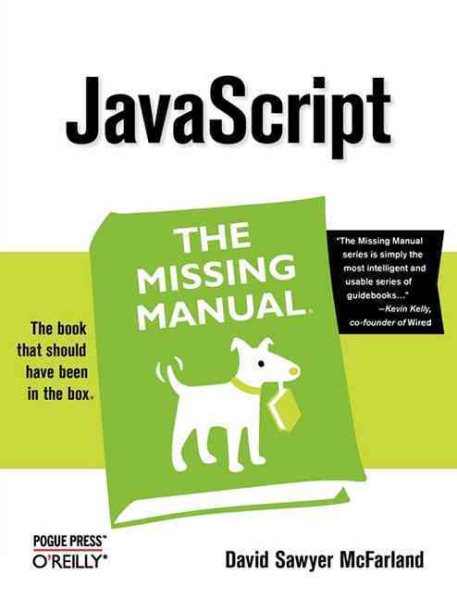 JavaScript: The Missing Manual cover