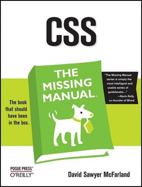CSS: The Missing Manual cover