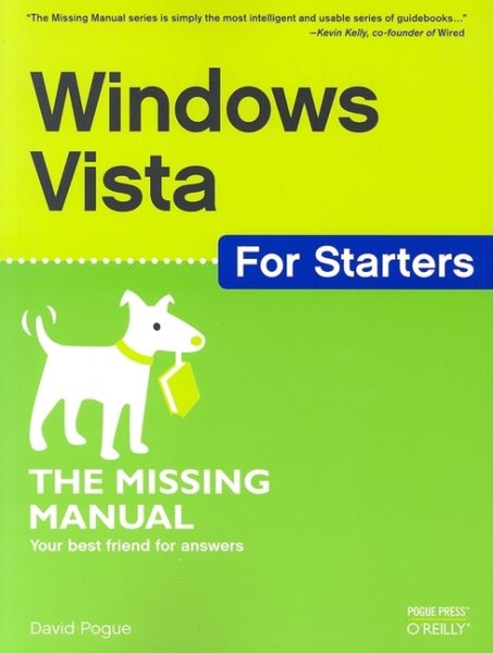 Windows Vista for Starters: The Missing Manual: The Missing Manual cover