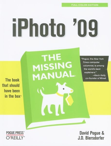 iPhoto '09: The Missing Manual cover