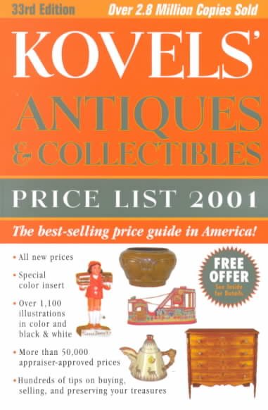 Kovels' Antiques & Collectibles Price List 2001 33rd Edition cover