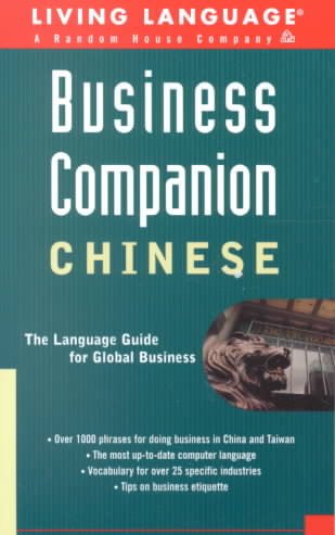 Business Companion: Chinese (Mandarin) Handbook cover