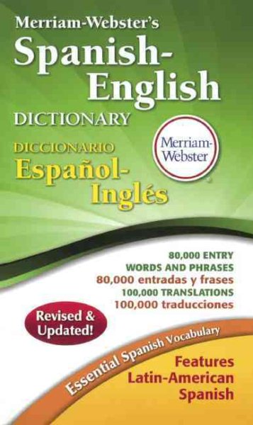 Merriam-Webster's Spanish-English Dictionary (Turtleback Binding Edition) (Spanish Edition) cover