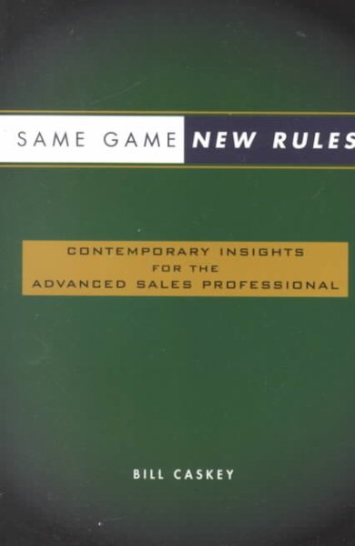 Same Game, New Rules cover