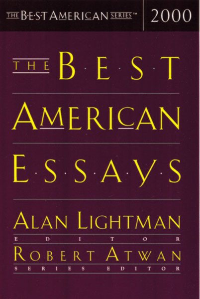 The Best American Essays 2000 (The Best American Series) cover