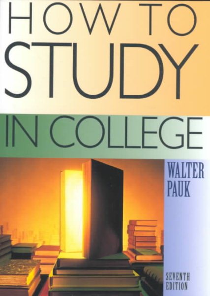 How to Study in College Seventh Edition cover