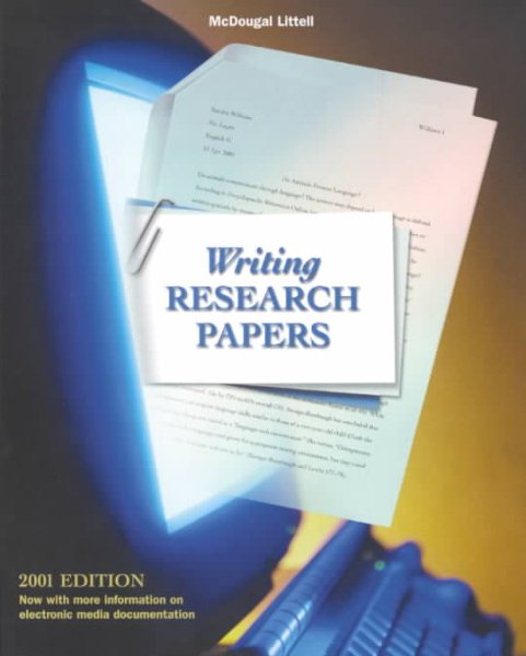 Language Network: Writing Research Papers Grades 9-12 cover
