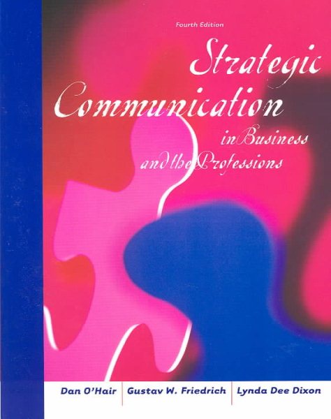 Strategic Communication in Business and the Professions cover