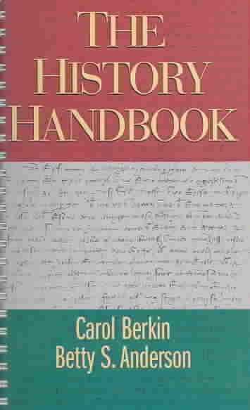 The History Handbook cover