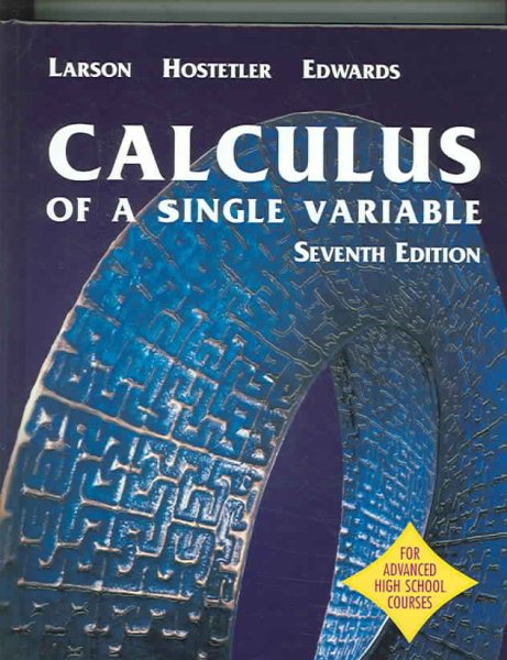 Calculus Of A Single Variable cover