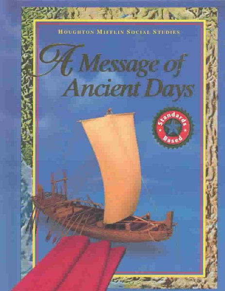 Houghton Mifflin Social Studies: A message of Ancient Days cover
