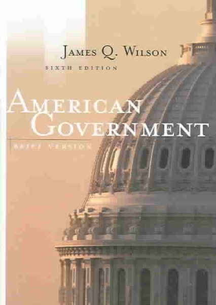 American Government Brief Sixth Edition cover