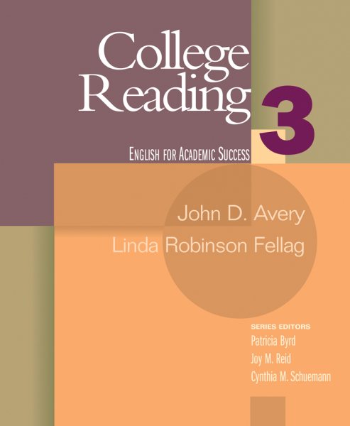 College Reading 3: Houghton Mifflin English for Academic Success cover