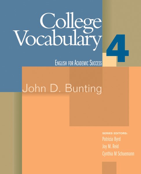 College Vocabulary 4: English for Academic Success cover