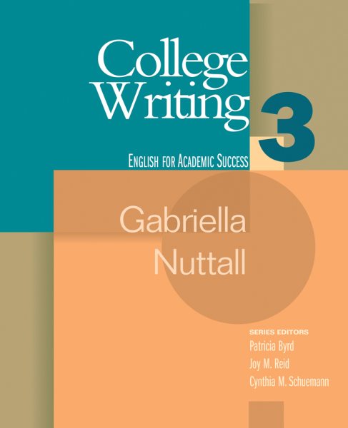 College Writing 3 (Houghton Mifflin English for Academic Success) cover