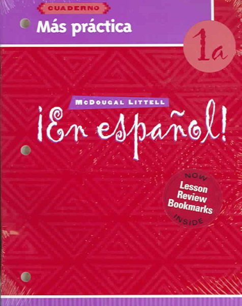 Mas Practicas: En Espanol Level 1A (Spanish Edition) cover