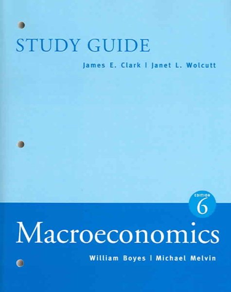 Macroeconomics (Study Guide) cover