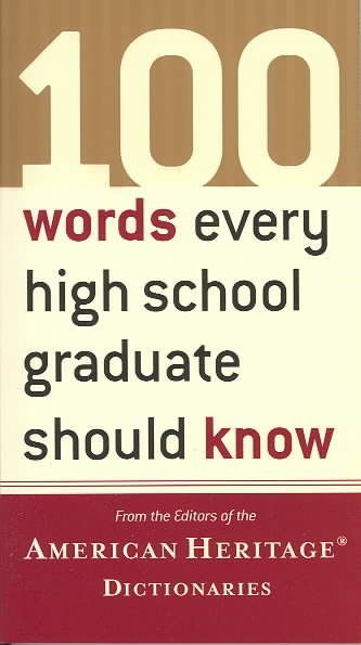 100 Words Every High School Graduate Should Know cover