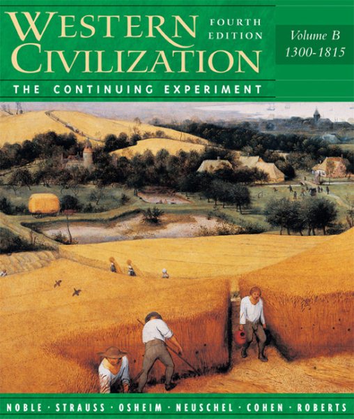 Western Civilization: Beyond Boundaries, Vol. B: 1300-1815 cover
